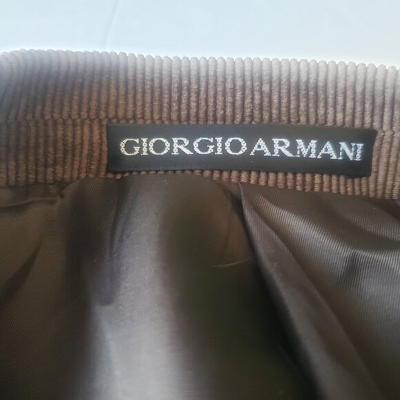 Giorgio Armani Regular Fit Corduroy Blazer. size 56 100 % cotton Italy - Picture 12 of 16